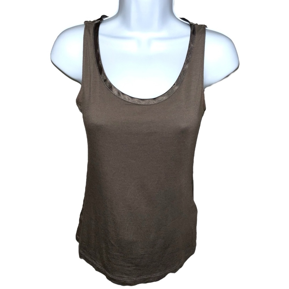 Women’s Vintage Banana Republic Luxe Touch Green/Gray Tank Top - XS